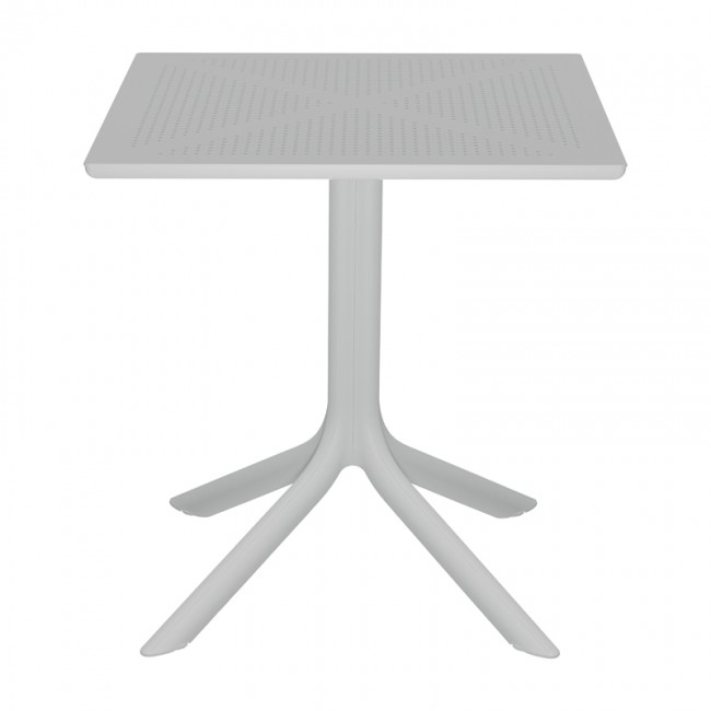 Τραπέζι "GROOVY" από PP σε λευκό χρώμα 60x60x76