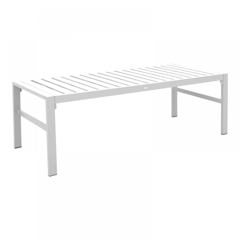 Σετ σαλόνι "GARDENLY Ι" από  αλουμίνιο σε λευκό χρώμα