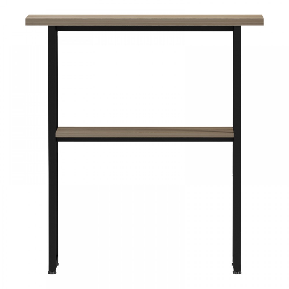 Κονσόλα 'SOLAIN" από μέταλλο σε μαύρο χρώμα 79x29x85