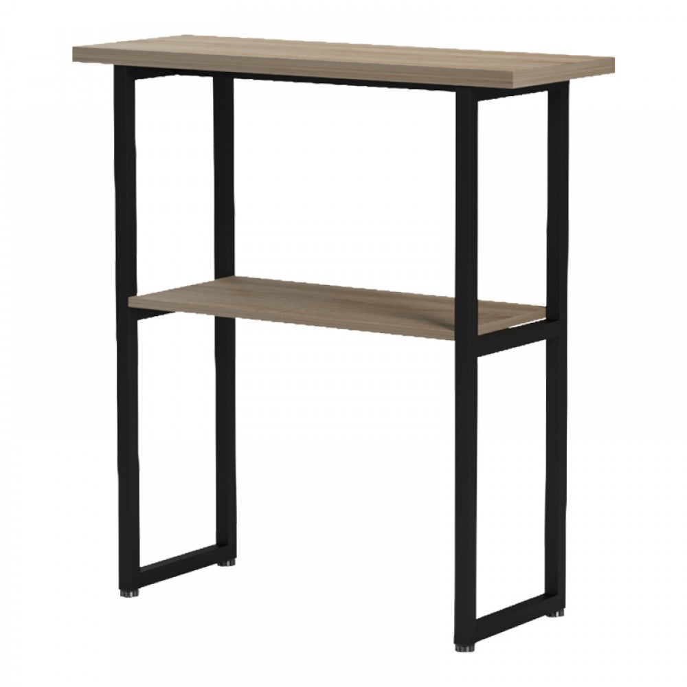 Κονσόλα 'SOLAIN" από μέταλλο σε μαύρο χρώμα 79x29x85