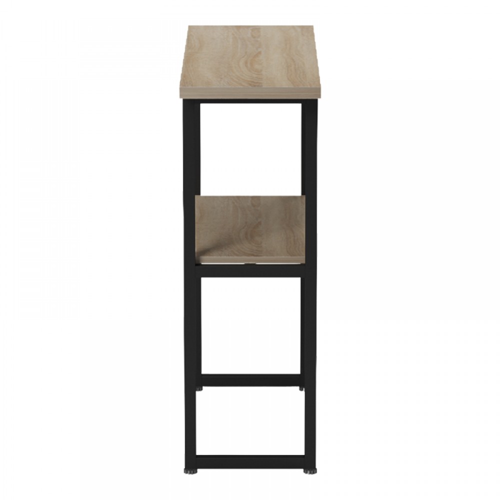 Κονσόλα 'SOLAIN" από μέταλλο σε μαύρο χρώμα 79x29x85