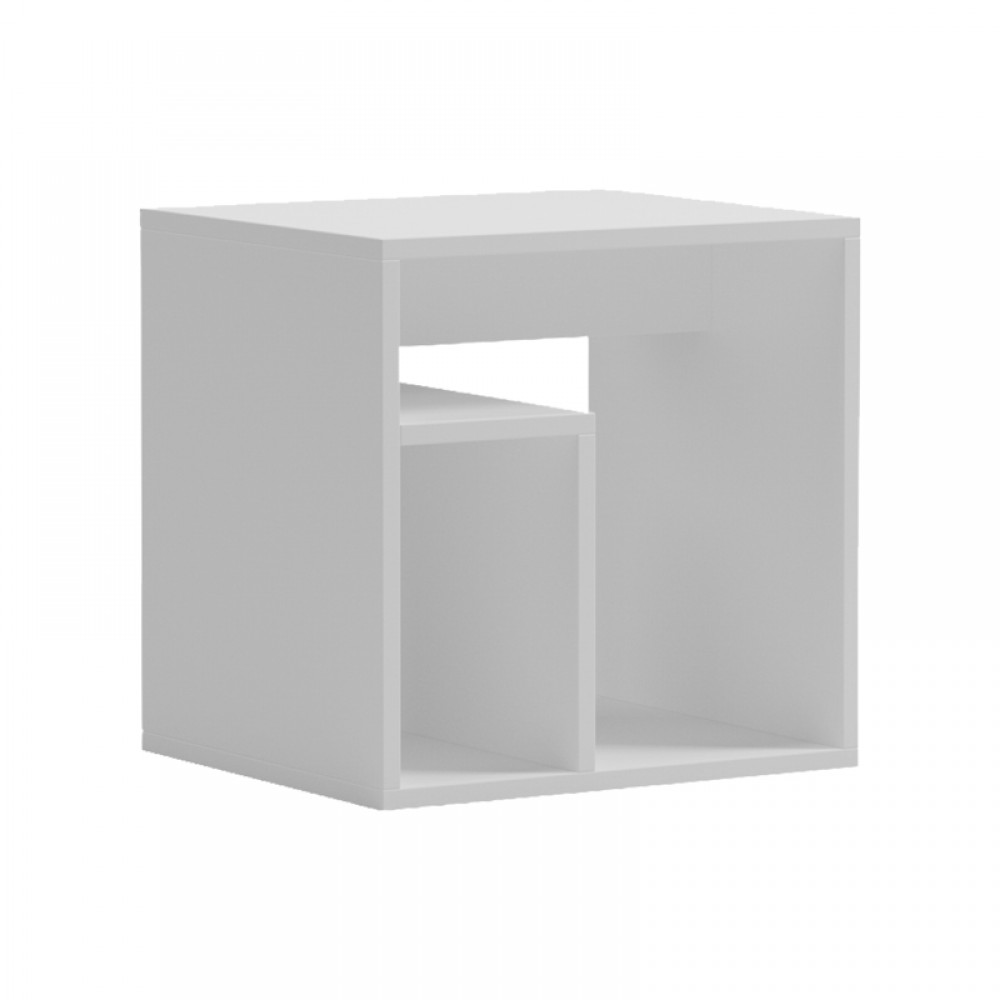 Βοηθητικό τραπέζι "DOUBLO" σε λευκό χρώμα 40x35x40