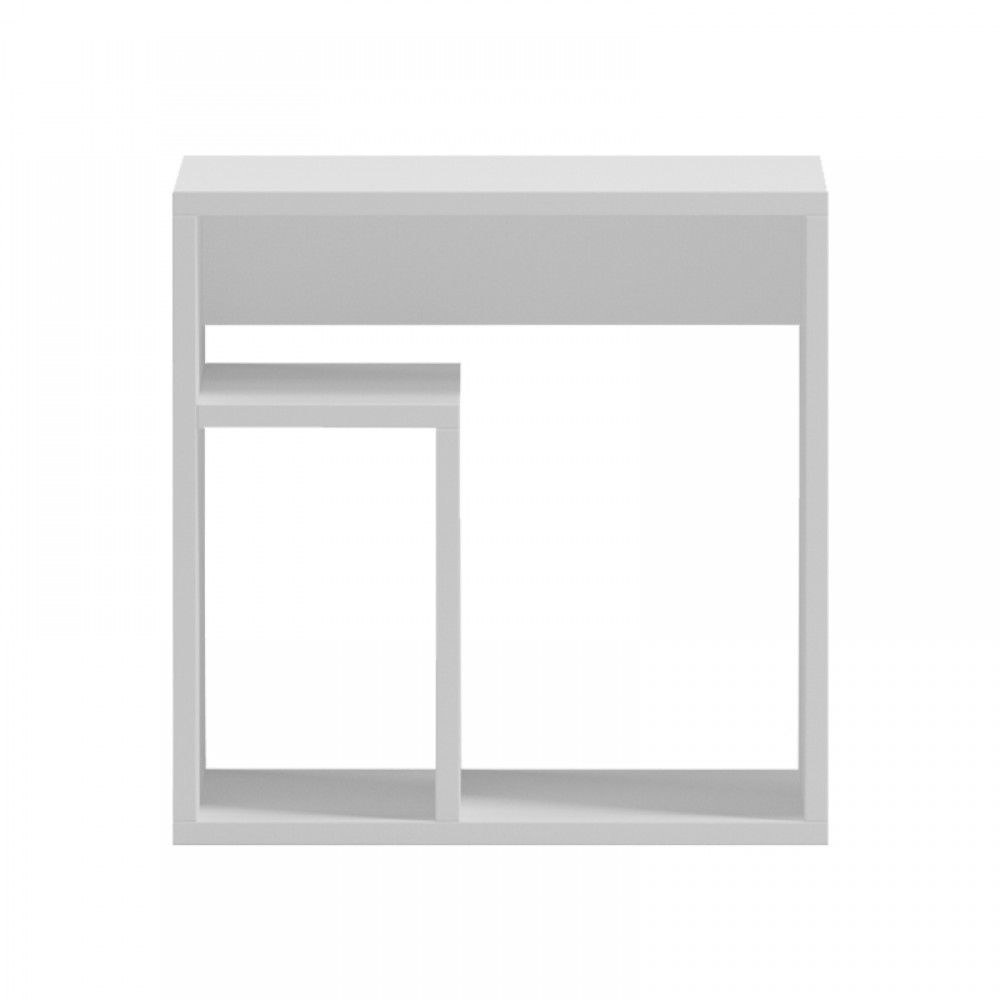 Βοηθητικό τραπέζι "DOUBLO" σε λευκό χρώμα 40x35x40