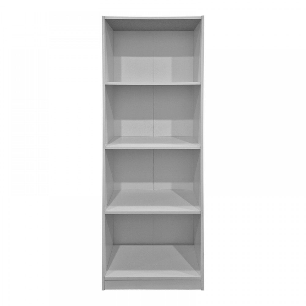 Βιβλιοθήκη "KENDY' σε λευκό χρώμα 60x30x167