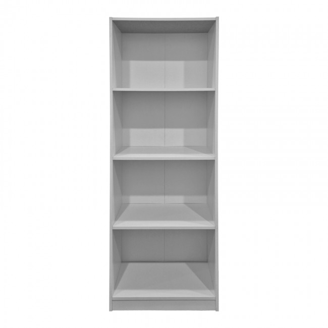 Βιβλιοθήκη "KENDY' σε λευκό χρώμα 60x30x167