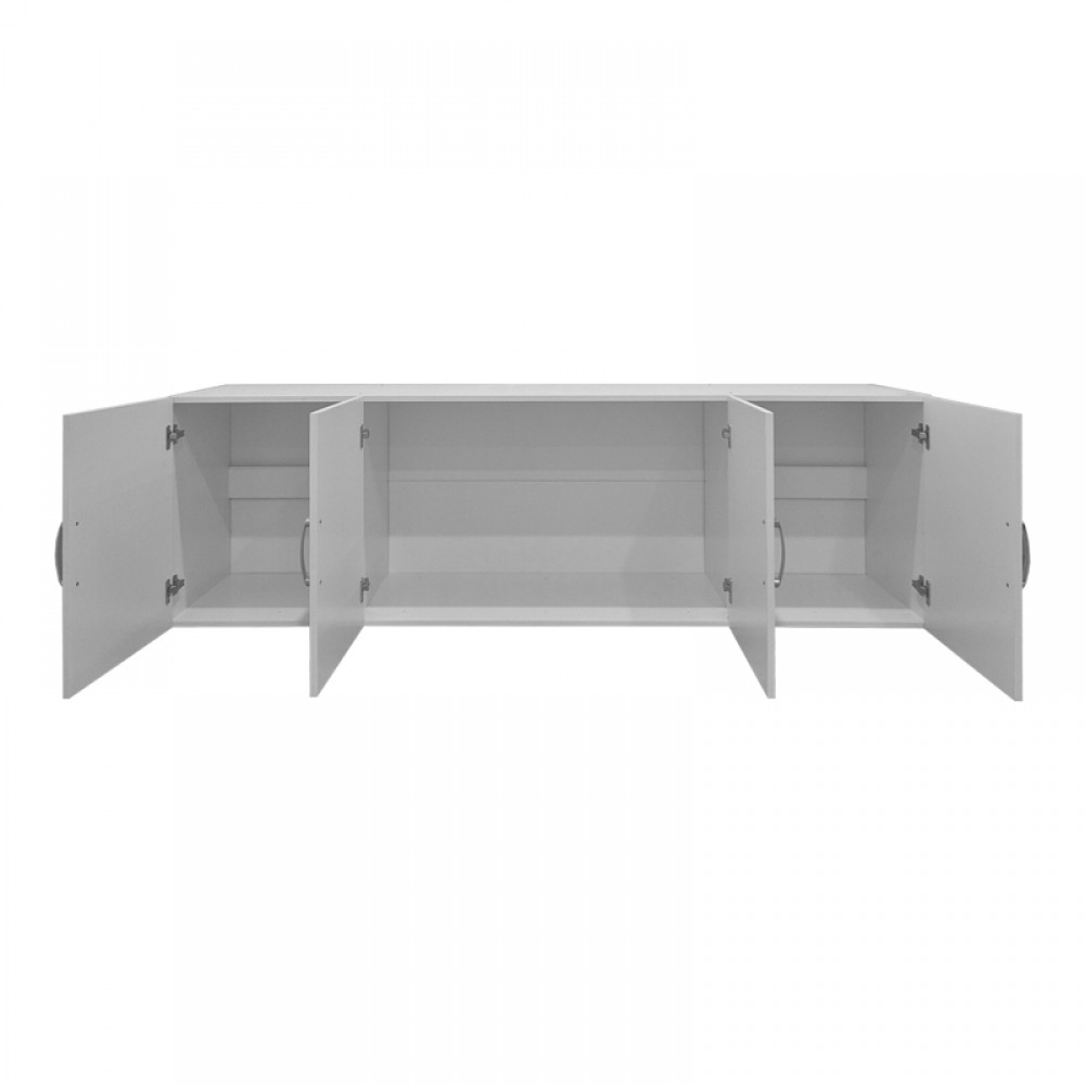 Πατάρι ντουλάπας τετράφυλλο "ALVIA" σε λευκό χρώμα 200x51x60