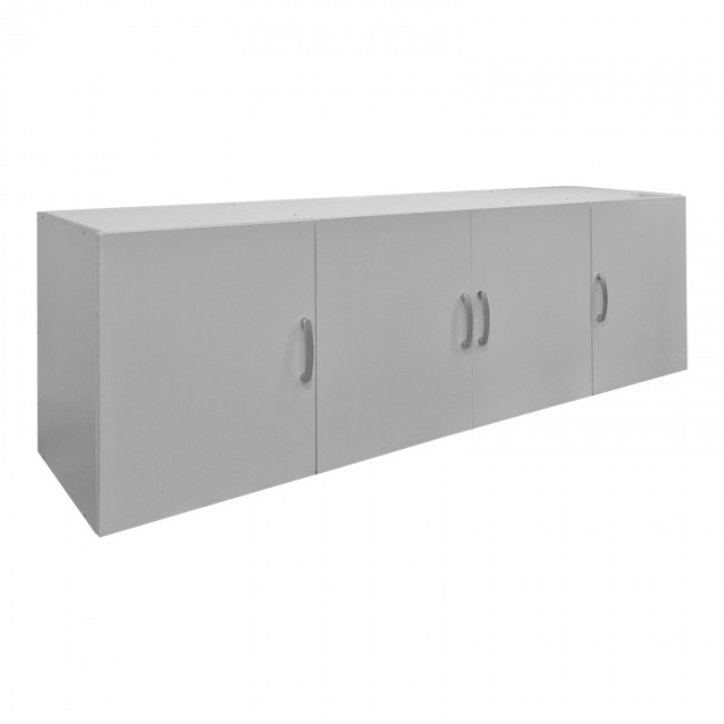 Πατάρι ντουλάπας τετράφυλλο "ALVIA" σε λευκό χρώμα 200x51x60