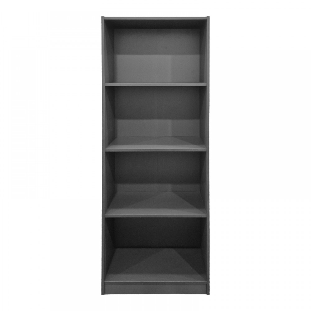 Βιβλιοθήκη "KENDY' σε ανθρακί χρώμα 60x30x167