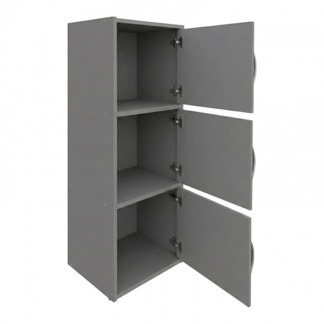 Ντουλάπι 'SOLINE' σε γκρι χρώμα 40x34.5x90.5