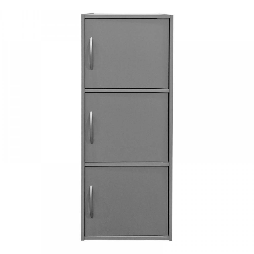 Ντουλάπι 'SOLINE' σε γκρι χρώμα 40x34.5x90.5