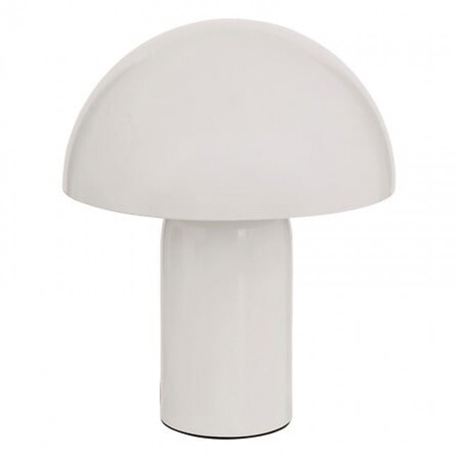 Επιτραπέζιο φωτιστικό "MUSHI" από μέταλλο σε λευκό χρώμα Φ20x24,5