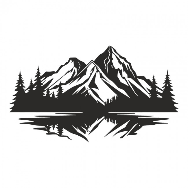 Διακοσμητικό τοίχου "MIROLO" από μέταλλο σε μαύρο χρώμα 70x1,5x50