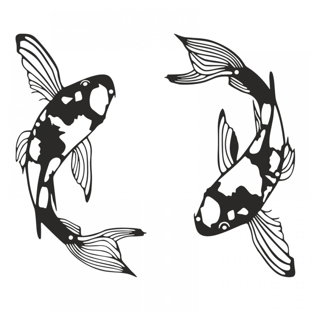 Διακοσμητικό τοίχου "KONDA" από μέταλλο σε μαύρο χρώμα 17x0,15x32