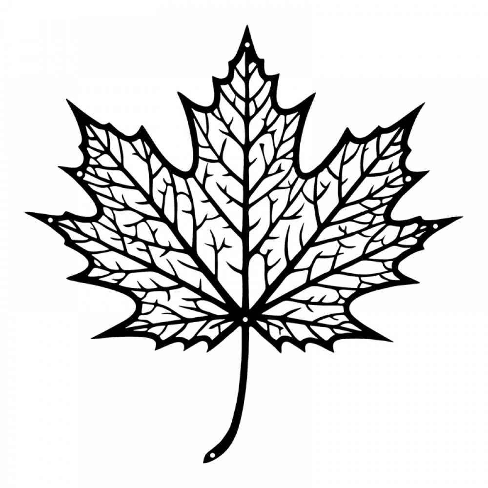 Διακοσμητικό τοίχου "FLOWY" από μέταλλο σε μαύρο χρώμα 40x0,15x40