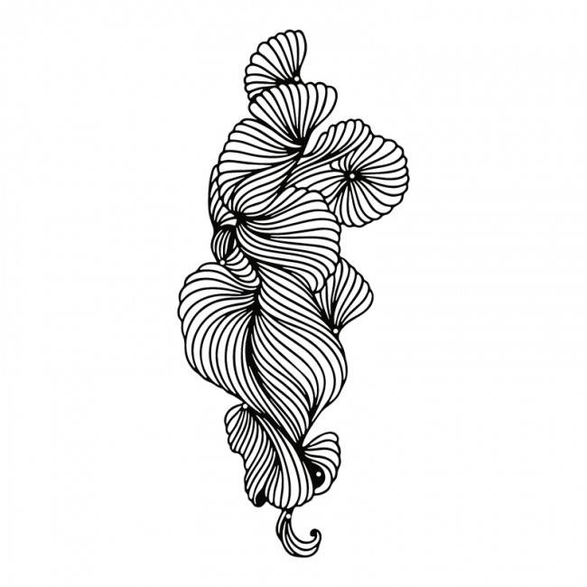 Διακοσμητικό τοίχου "FBILEM" από μέταλλο σε μαύρο χρώμα 20x0,15x50