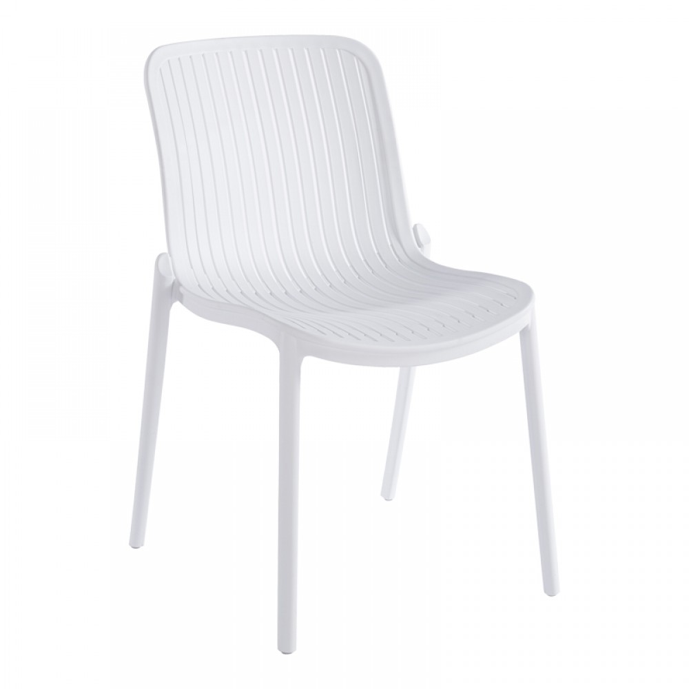 Καρέκλα "TERAGI" σε λευκό χρώμα 58x43.5x82