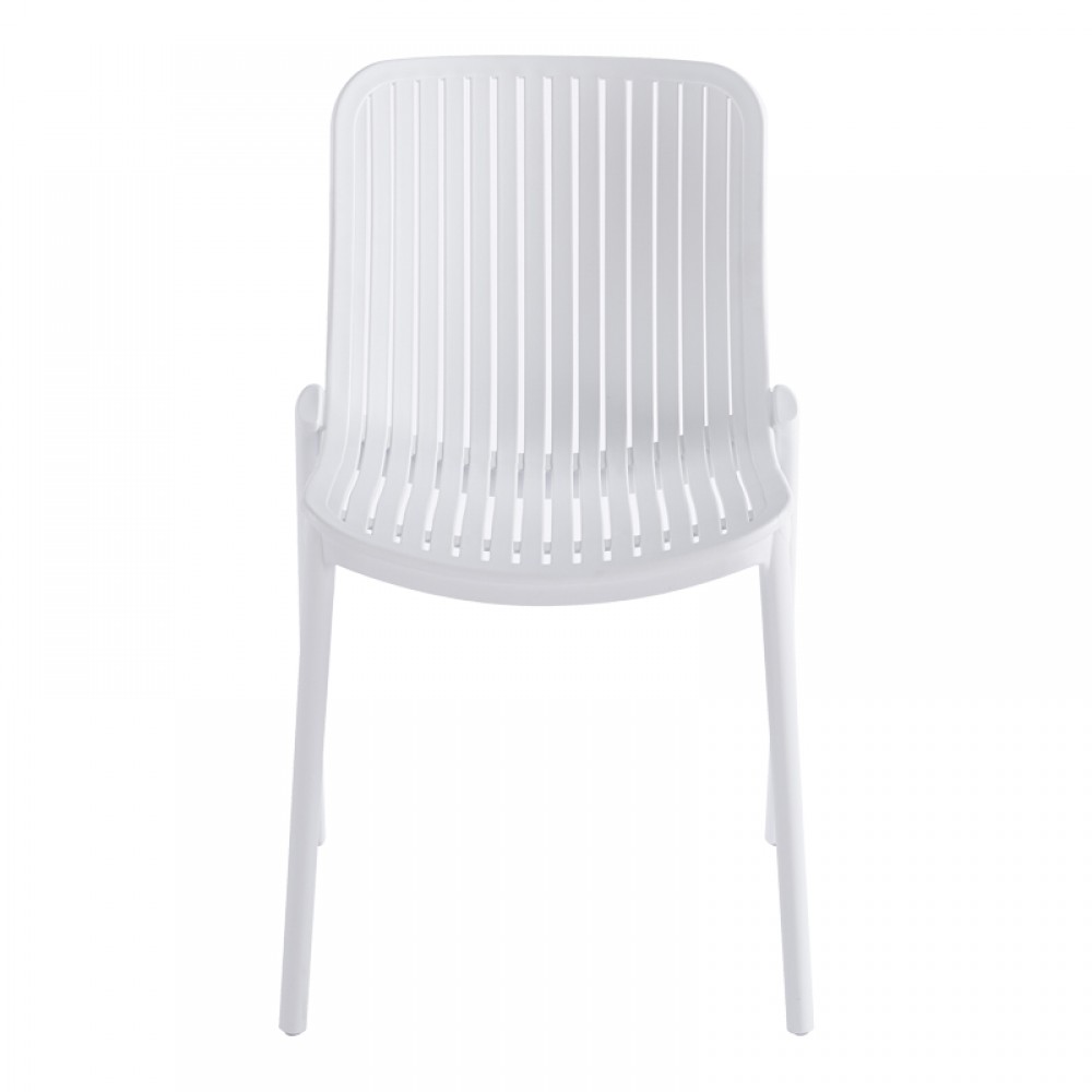 Καρέκλα "TERAGI" σε λευκό χρώμα 58x43.5x82