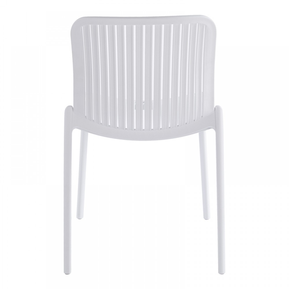 Καρέκλα "TERAGI" σε λευκό χρώμα 58x43.5x82