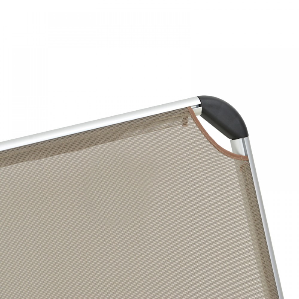 Καρεκλάκι παραλίας "PLAYA" από αλουμίνιο σε μπεζ χρώμα 54x72x63