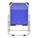 Καρεκλάκι παραλίας "PLAYA" από αλουμίνιο σε μπλε χρώμα 54x72x63