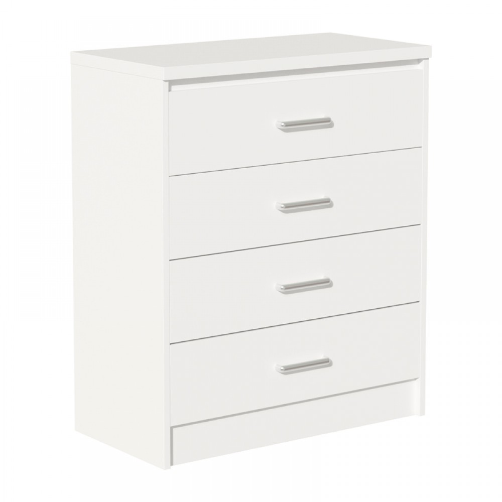 Σετ Κρεβατοκάμαρας  4τμχ "OLYMPUS" σε λευκό χρώμα 140x200