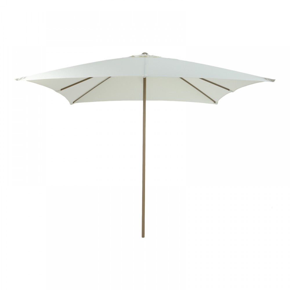 Ομπρέλα επαγγελματική "SOLIS" από αλουμινίο σε λευκό-άμμου χρώμα 250x250x235