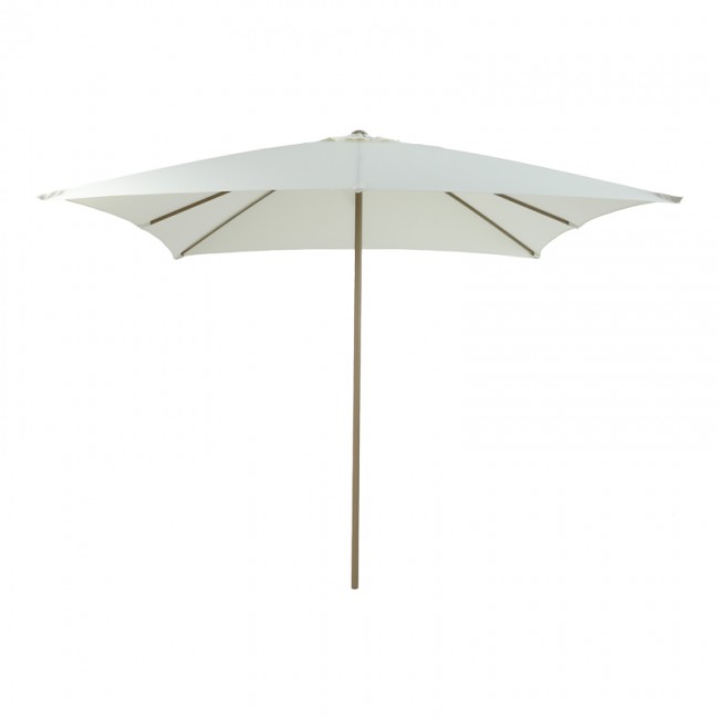 Ομπρέλα επαγγελματική "SOLIS" από αλουμινίο σε λευκό-άμμου χρώμα 250x250x235