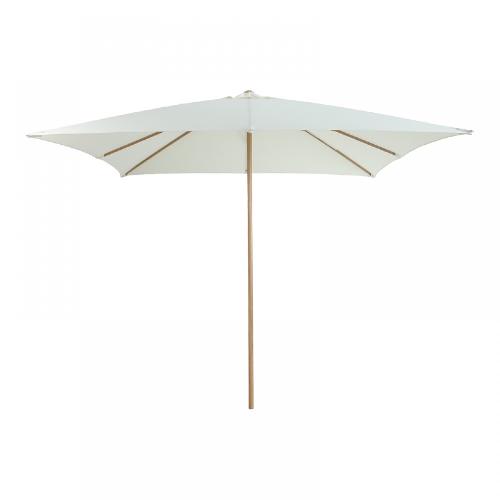 Ομπρέλα επαγγελματική "SOLIS" από αλουμινίο/ύφασμα σε φυσικό/κρεμ χρώμα 250x250x235