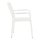 Πολυθρόνα εξωτερικού χώρου "VISTA" από αλουμίνιο σε λευκό χρώμα 62x60x84