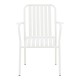 Πολυθρόνα εξωτερικού χώρου "VISTA" από αλουμίνιο σε λευκό χρώμα 62x60x84