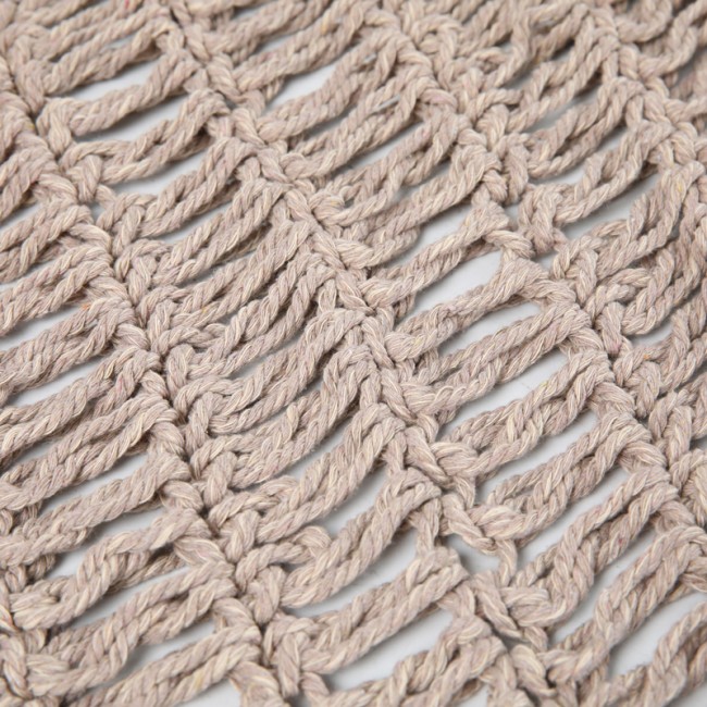 Δίχτυ σκίασης μακραμέ "SHELTO" σε μπεζ απόχρωση 200x200x27