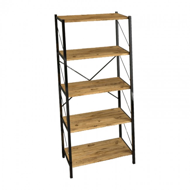 Βιβλιοθήκη "BIMBLEM" σε oak χρώμα 60x30x150