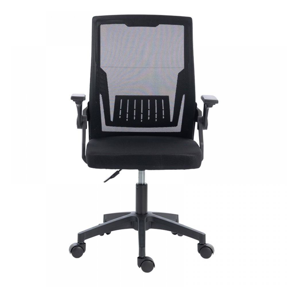 Καρέκλα γραφείου "PENZA" mesh σε μαύρο χρώμα 48x58x92-102