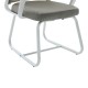 Καρέκλα επισκέπτη "PALMA" από mesh ύφασμα σε γκρι χρώμα 46x52x94