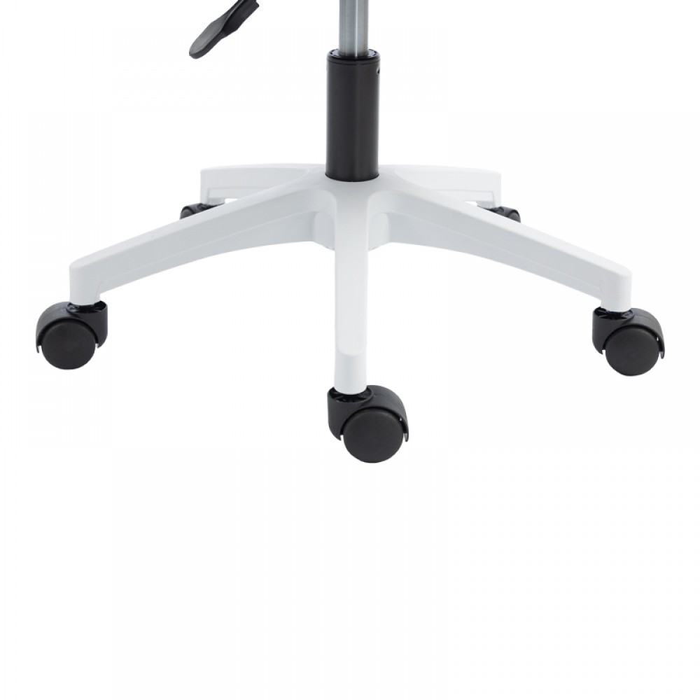 Καρέκλα γραφείου "PENZA" mesh σε λευκό/μαύρο χρώμα 48x58x92-102