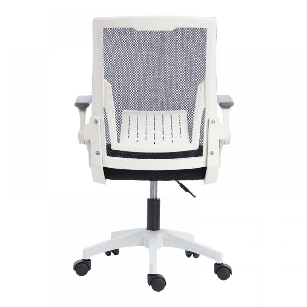 Καρέκλα γραφείου "PENZA" mesh σε λευκό/μαύρο χρώμα 48x58x92-102