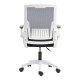 Καρέκλα γραφείου "PENZA" mesh σε λευκό/μαύρο χρώμα 48x58x92-102