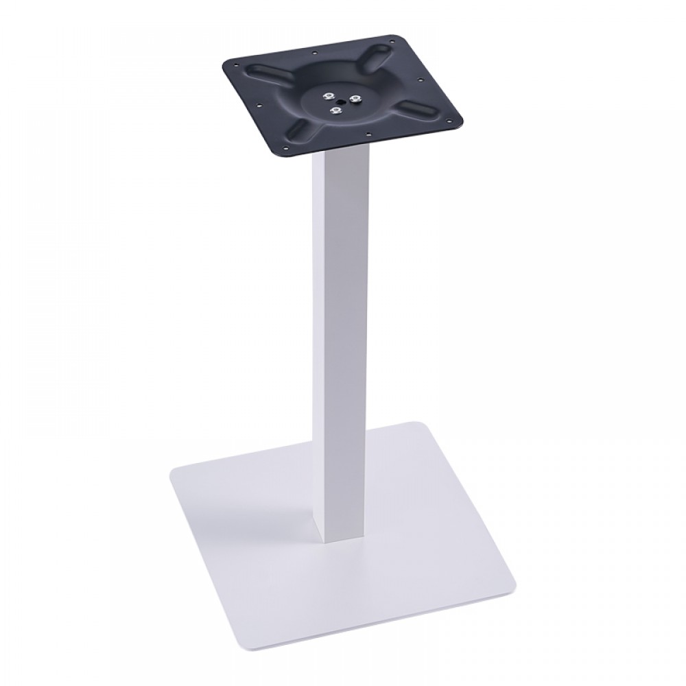 Βάση τραπεζιού "BATAN I" από μέταλλο σε λευκό χρώμα 40x40x72