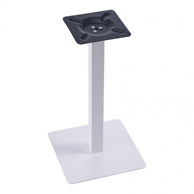 Βάση τραπεζιού "BATAN I" από μέταλλο σε λευκό χρώμα 40x40x72