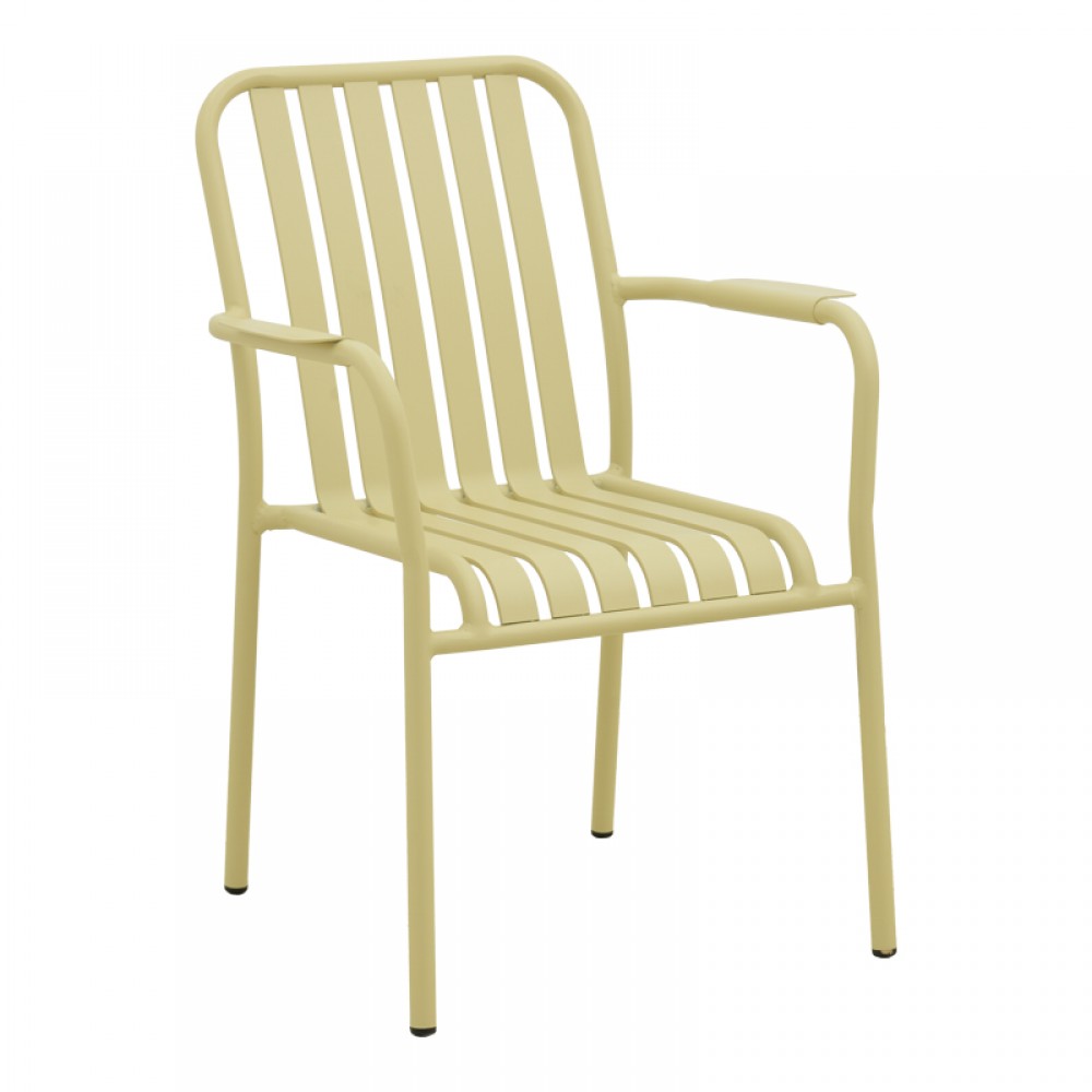 Τραπεζαρία εξωτερικού χώρου 7τεμ "HEVEN VISTA" από αλουμίνιο σε σαμπανί χρώμα 120x70x72