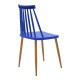 Καρέκλα "AURORA" σε μπλε χρώμα 42x49.5x77