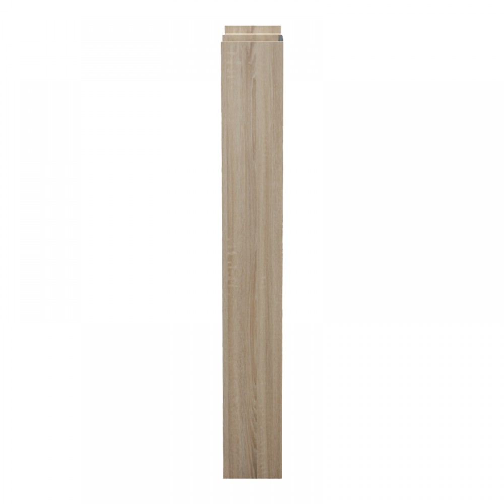 Βιβλιοθήκη "CORPUS" σε sonoma - ανθρακί χρώμα 61x22x162