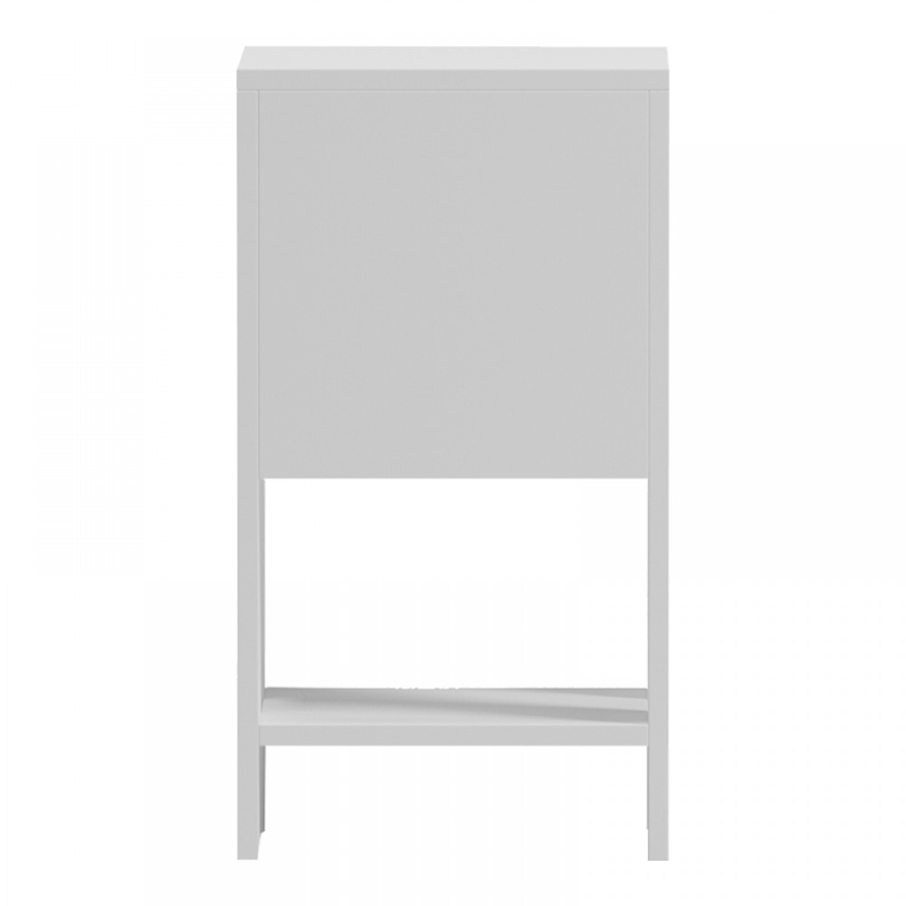 Κομοδίνο "REPPO" σε χρώμα λευκό 30x30x55