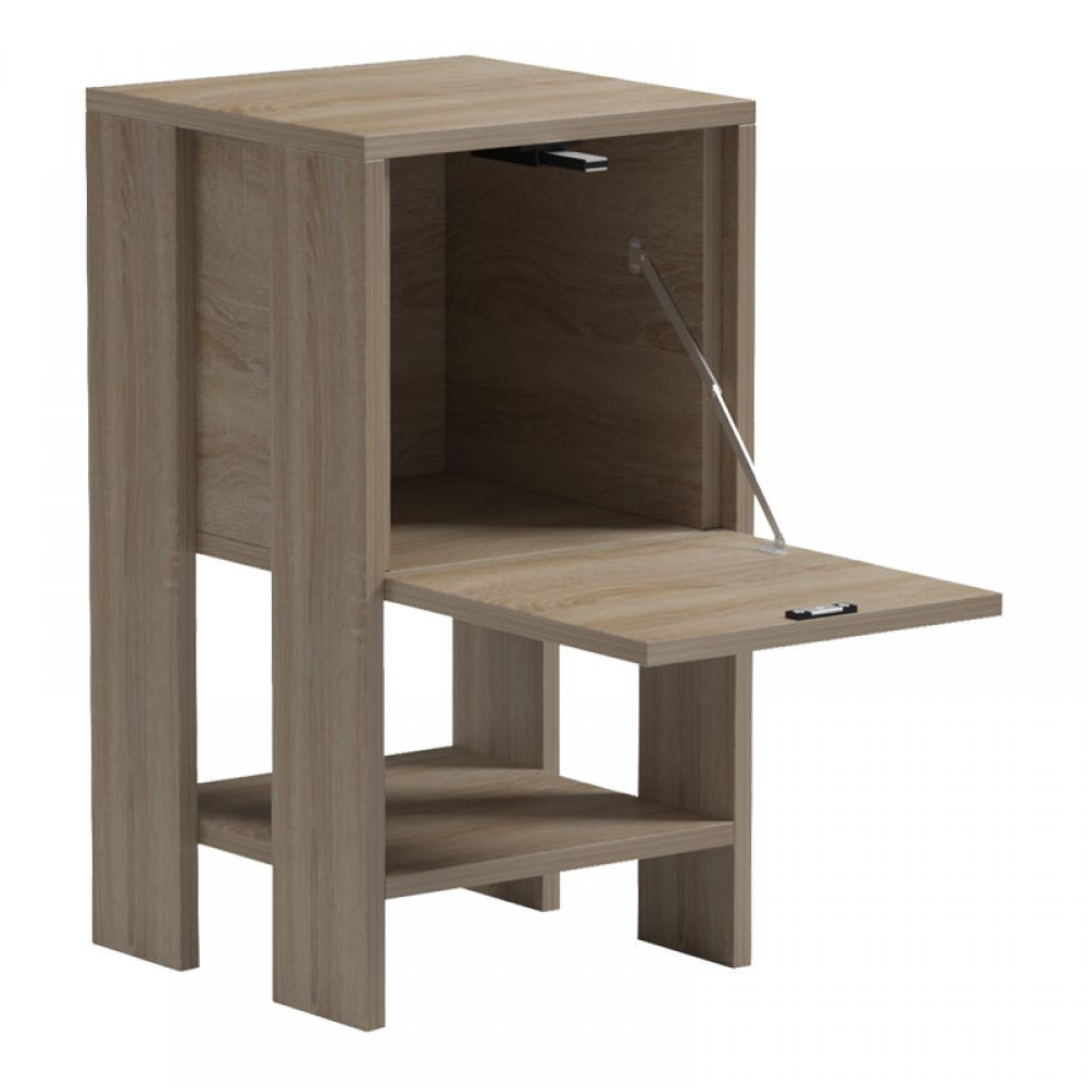 Κομοδίνο "REPPO" σε χρώμα σονόμα 30x30x55