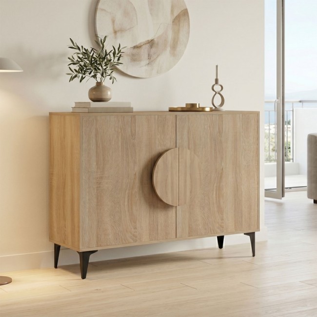 Μπουφές "GORA" σε sonoma χρώμα 110x35.5x82