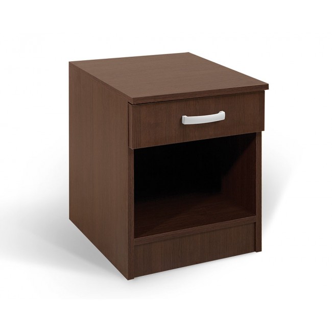 Κομοδίνο με συρτάρι "ALFA" σε χρώμα tobacco 40x43x52