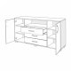 Έπιπλο tv-μπουφές "ROMA 150" σε χρώμα λευκό 150x40x80