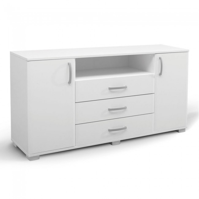 Έπιπλο tv-μπουφές "ROMA 150" σε χρώμα λευκό 150x40x80