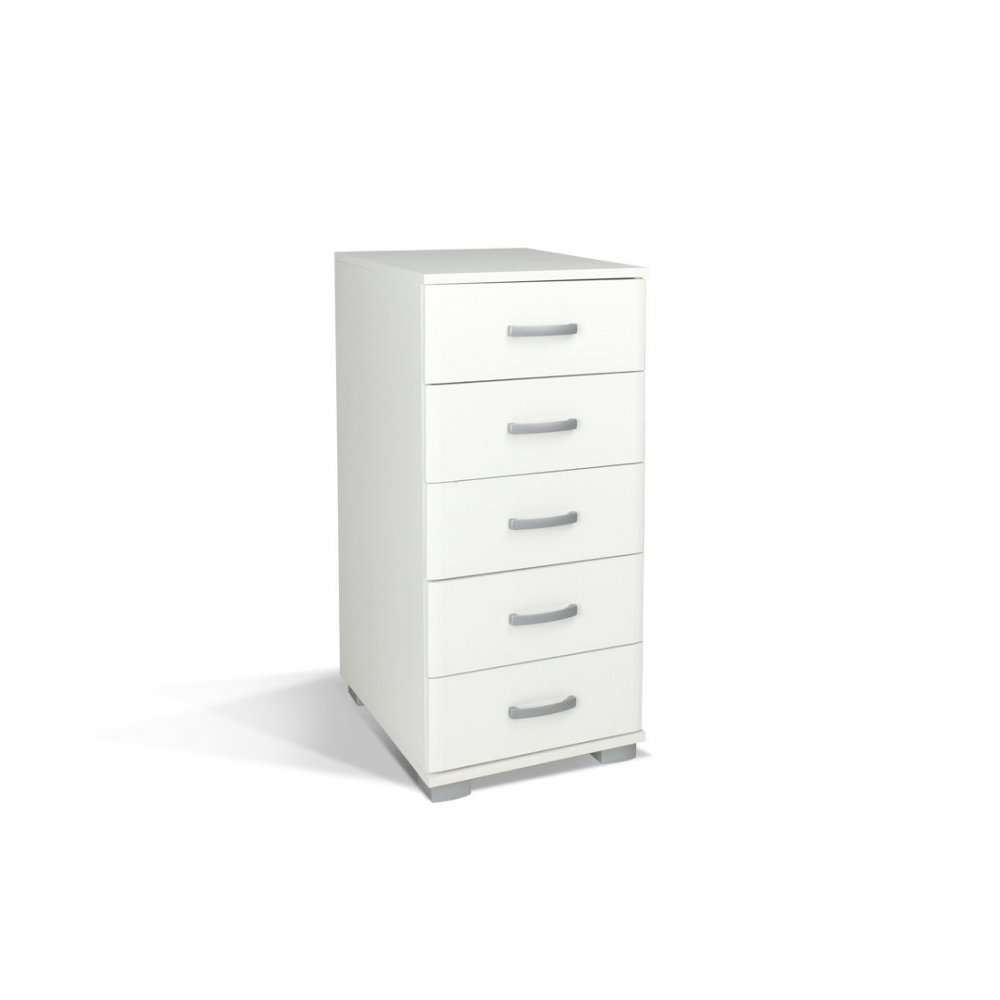Συρταριέρα "ROMA 7" σε χρώμα λευκό 45x52x100