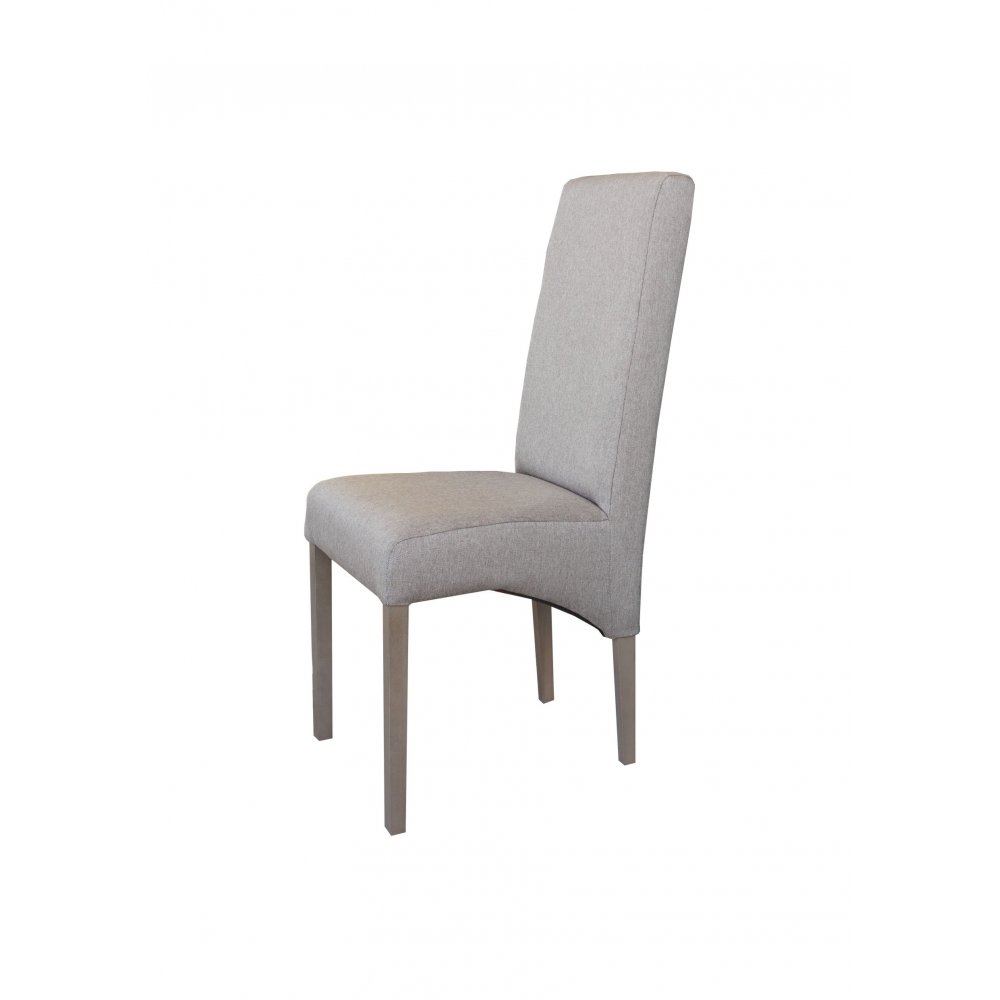 Καρέκλα από μασίφ ξύλο σε χρώμα πούρου-μπεζ 39x42x103